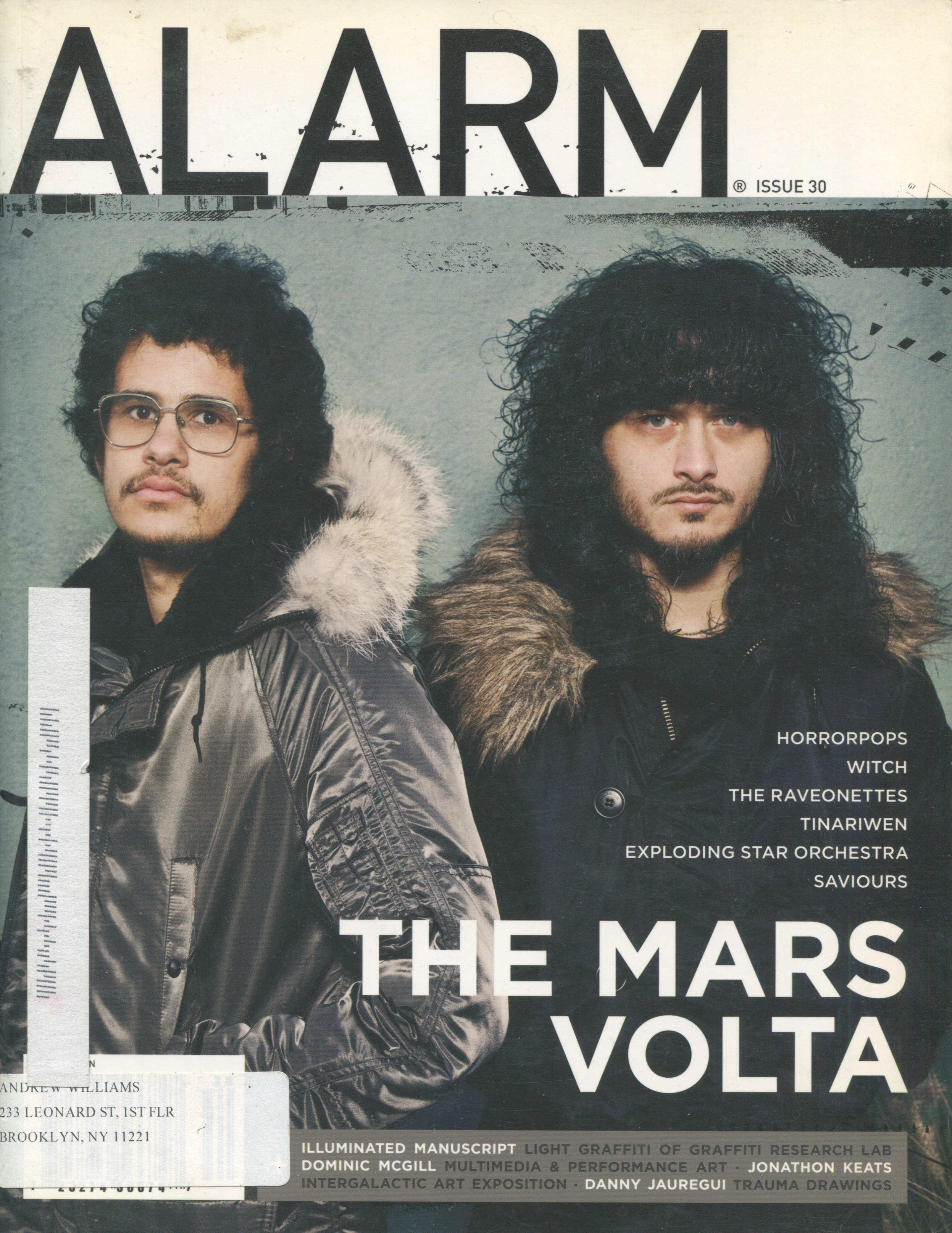 Alarm issue 30, 2008 - Apr/May cover