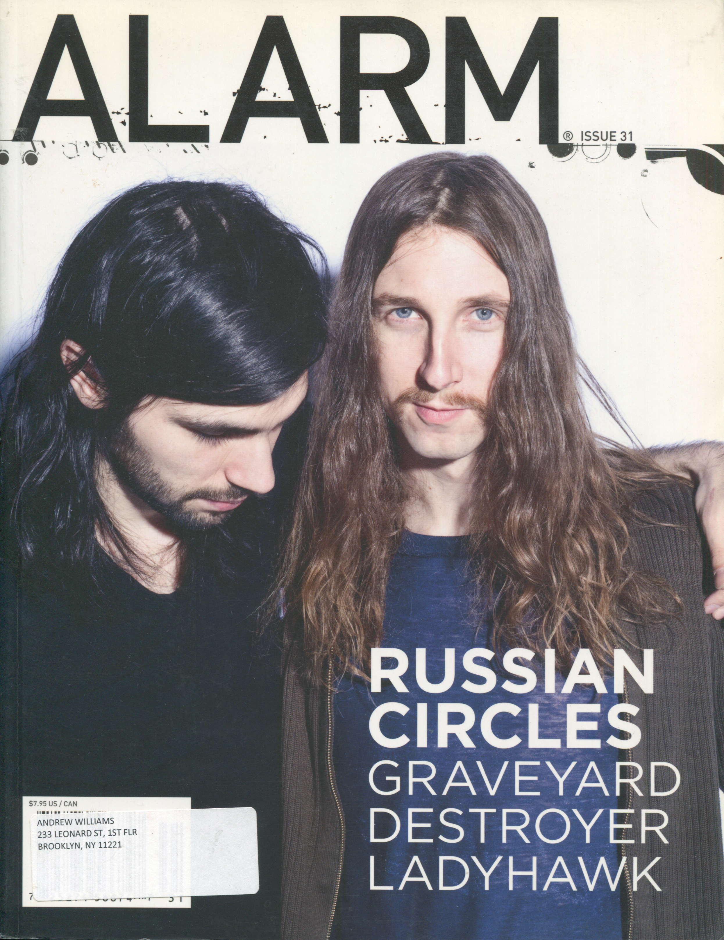 Alarm issue 31, 2008 - Jun/Jul cover